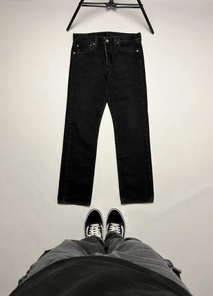 Джинсы levi's 501 black washed jeans оригинал2 фото