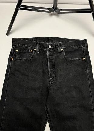 Джинсы levi's 501 black washed jeans оригинал3 фото