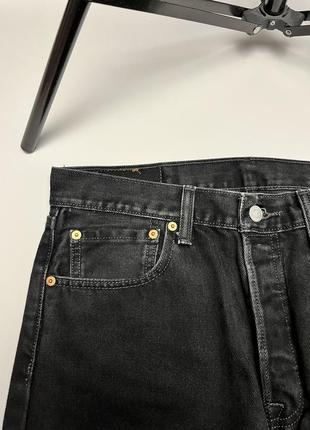 Джинсы levi's 501 black washed jeans оригинал4 фото