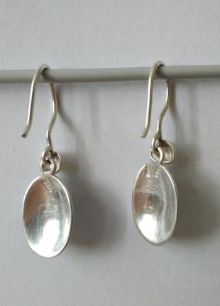 Серьги сережки кульчики ретро винтаж ссср звезда серебро 875 черненое чернь кубачи клеймо проба