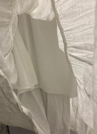 Платье вышиванка белое с вышивкой3 фото