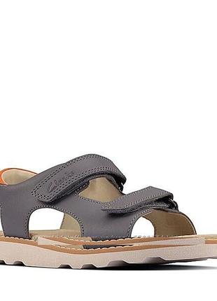 Р.34, 35 clarks детские кожаные сандалии оригинал- 2 цвета