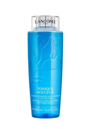 Ніжний зволожуючий тонік для шкіри обличчя lancome tonique douceur 400 ml.