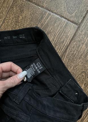Класні джинси чорні скіні/слімки7 фото
