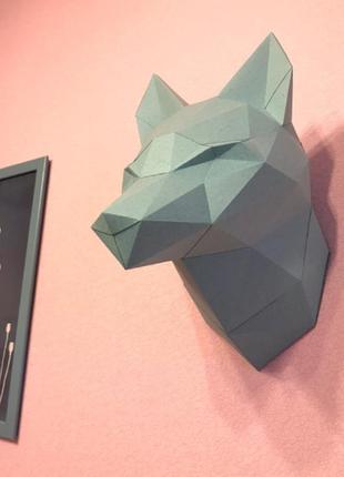 Paperkhan конструктор из картона 3d фигура лиса лисичка паперкрафт papercraft подарочный набор суверни игрушка