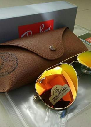 Солнцезащитные очки ray ban авиатор2 фото