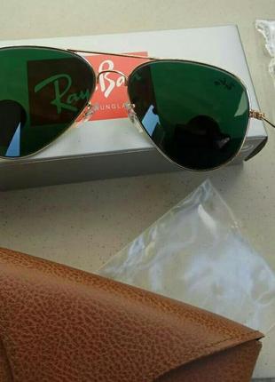 Солнцезащитные очки ray ban авиатор4 фото