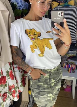 Эффектная камуфляжная юбка