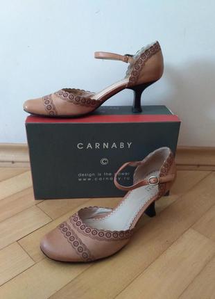 Туфлі шкіряні з анатомічним носком carnaby