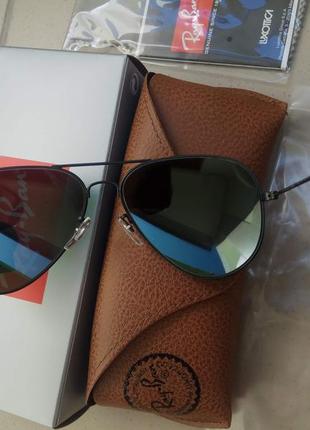 Солнцезащитные очки ray ban авиатор3 фото