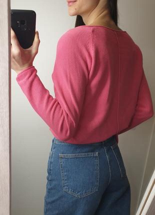 Дуже милий бавовняний светр із вишивкою написом made with love бейбі барбі пінк barbie pink baby7 фото