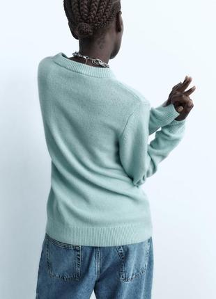 Вовняно-кашеміровий светр zara5 фото