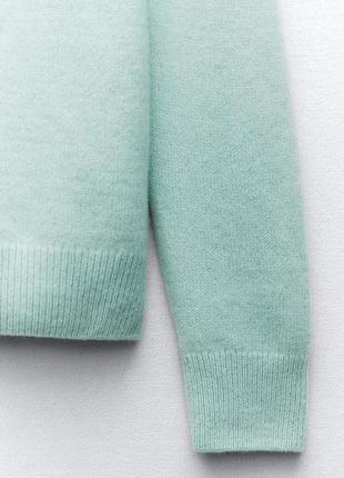 Вовняно-кашеміровий светр zara6 фото