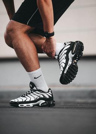 Кроссовки nike air max tn black/white