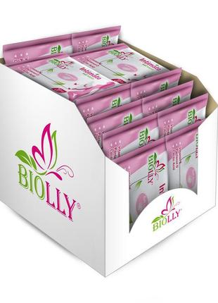 Салфетки biolly 20 шт. для интимной гигиены3 фото