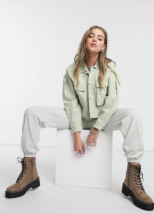 Джинсова куртка bershka