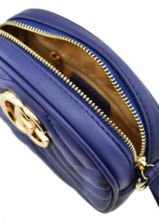 Женская сумка gucci синяя2 фото
