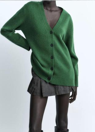 Кардиган кофта трикотажный zara женский