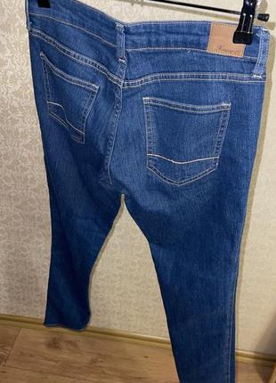 Джинсы оригинальные синие скинни штаны джинсовые