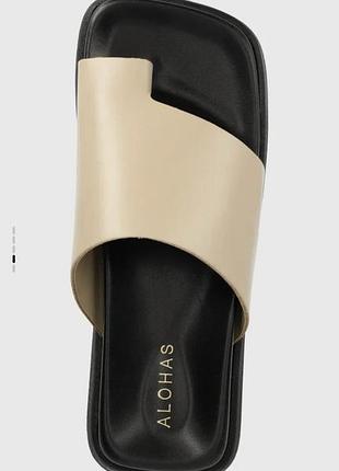 Шкіряні шльопанці alohas toe ring flop