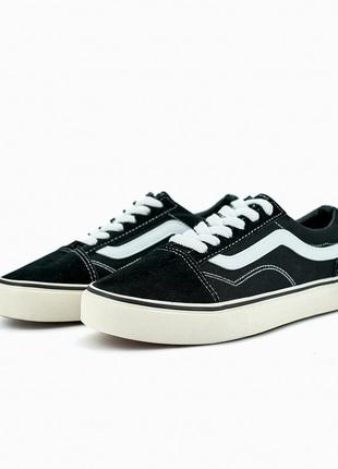 Веди vans old skool classic black white