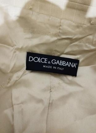 Естетичний піджак якісного складу(вовна+бавовна) класу люкс італійського бренду dolce & gabbanа6 фото