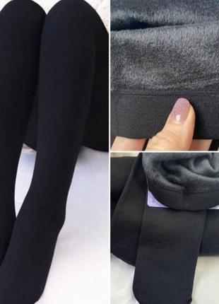 Колготки на хутрі термо