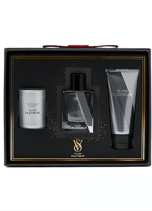 Подарунковий набір vs him platinum luxe fragrance set2 фото