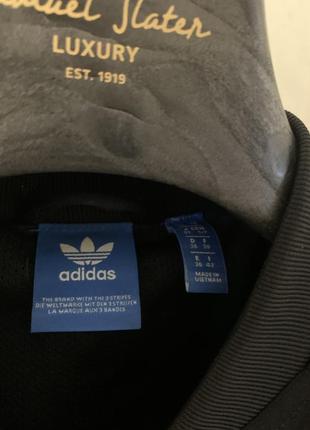 Олимпийка adidas черная спортивная кофта на замок женская3 фото