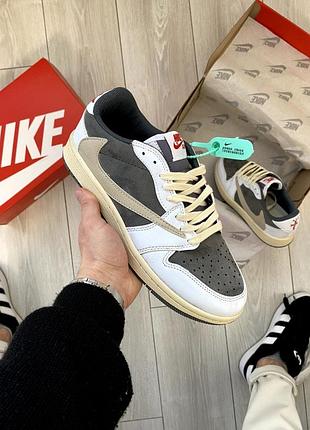Кроссовки nike jordan x travis skott reverse mochа