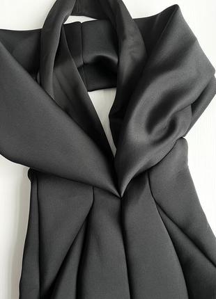 Чорна силуетна сукня-міді asos, розмір s4 фото
