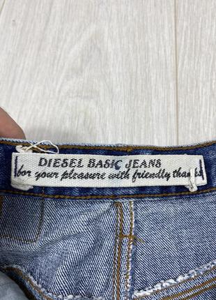 Diesel loving carpenter мини юбка джинсовая с лентой6 фото