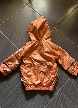 Куртка вітровка дитяча 9-12 міс. помаранчева 2