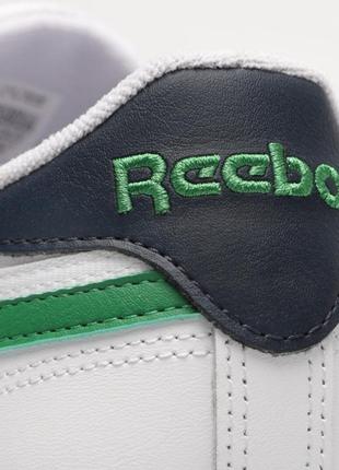 Шкіряні білі чоловічі кросівки reebok club c revenge8 фото