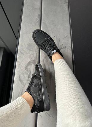 Кросівки - nike air jordan 1 low og x travis scott black