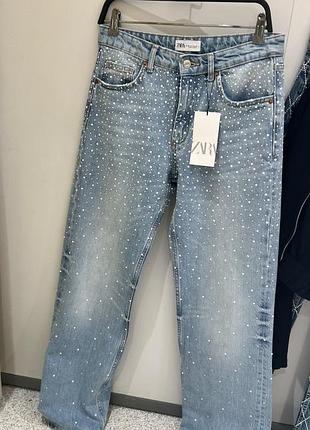 Джинси zara. trf wide leg2 фото