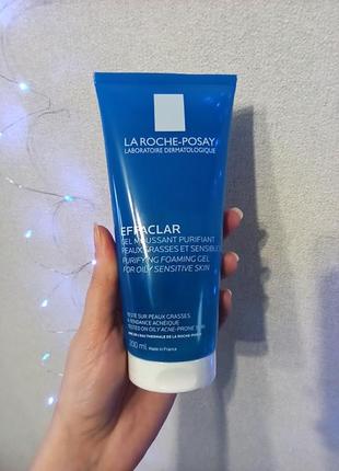 💙la roche-posay effaclar purifying foaming gel очищувальний гель-мус для жирної та проблемної шкіри6 фото