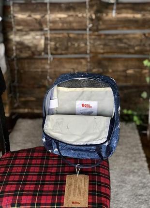 Рюкзак fjallraven kanken mini 7л blue купить фьялравен канкен синий4 фото