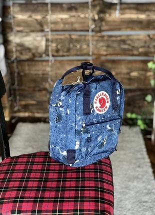 Рюкзак fjallraven kanken mini 7л blue купить фьялравен канкен синий2 фото