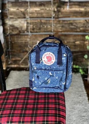 Рюкзак fjallraven kanken mini 7л blue купить фьялравен канкен синий1 фото