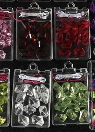 Новые резинки для плетения браслетов в пачке - точное количество,  рогатка крючок клипсы станок9 фото