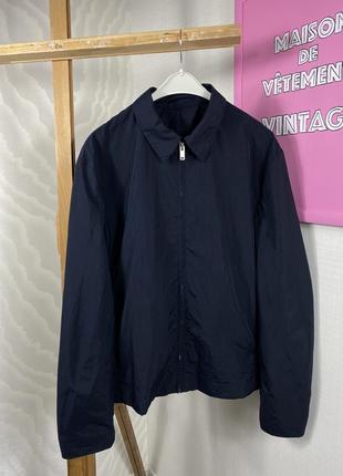 Cos харик куртка жакет на молнии zip классический базовый maison синий work кос owens2 фото