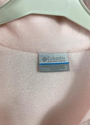 Columbia флис флисовая кофта свитшот женский кроп укороченный на кнопках с горлом7 фото