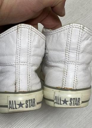 Кожаные кеды фирмы converse all star chuck taylor.размер 37-385 фото