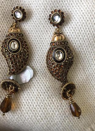 Новые серьги в восточном стиле