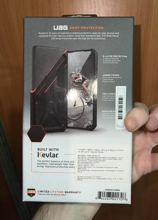 Чехол uag monarch kevlar на iphone 13/14, оригинал, просто пушка2 фото