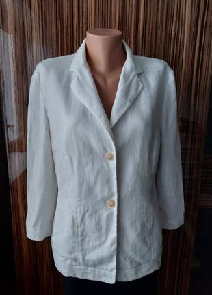 Білий піджак жакет із грубого льна люксовий преміальний бренд orwell