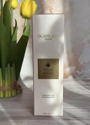 Очищающее масло guerlain abeille royale anti-pollution cleansing oil