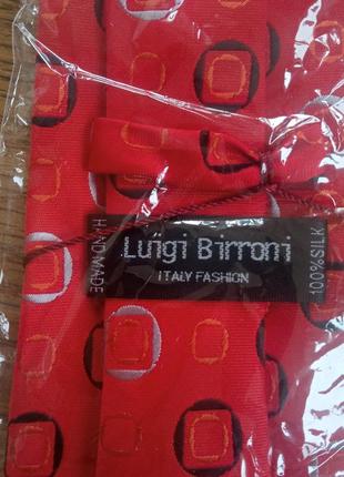 Продам абсолютно новый шелковый галстук от известного бренда luigi brioni5 фото
