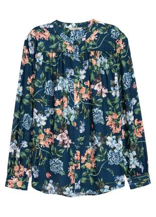 Красивая цветочная блуза h&m